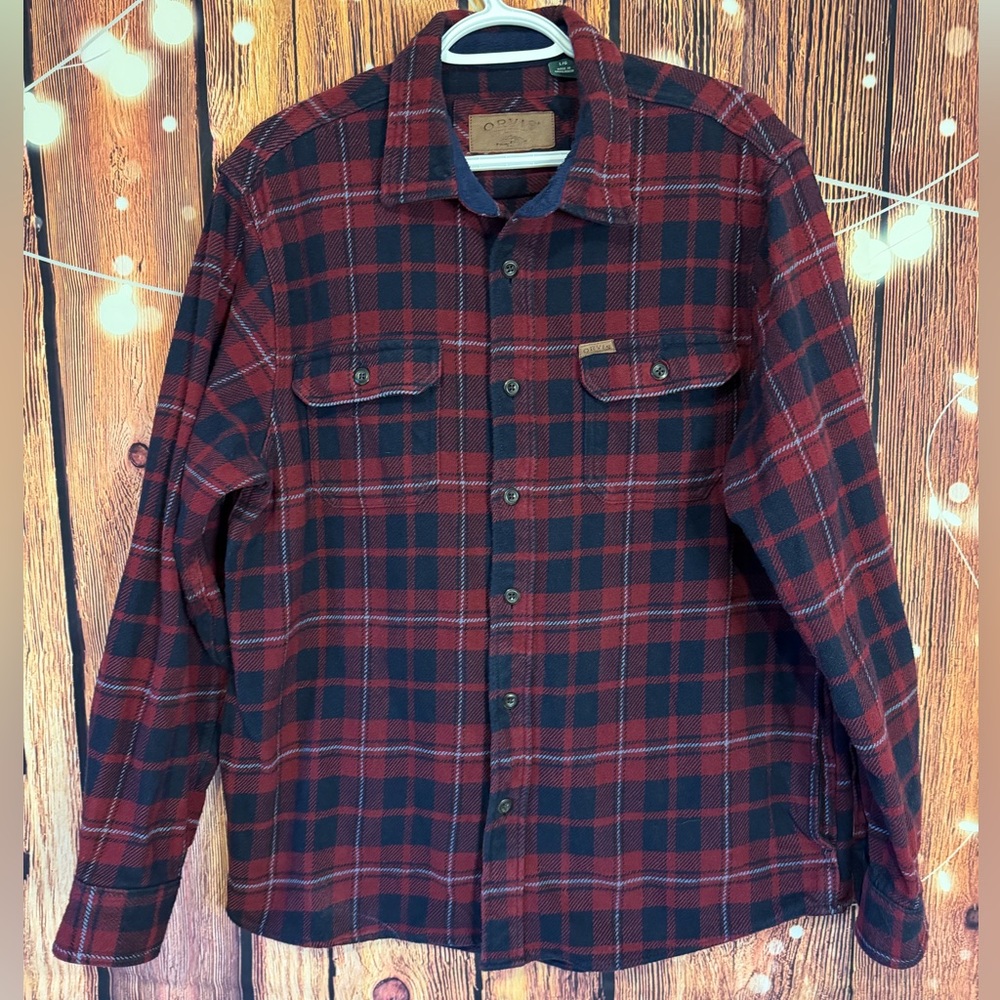 Orvis Heavy Weight Flannel Shirt /Jacket with Pockets
